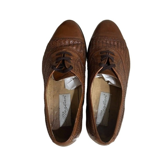 Vintage Mezlan Martinique Derby Captoe Genuine Leather Men\'s 9.5 M Spain main image 12